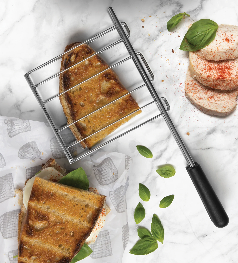 Dualit Toaster Paket 2, 2er Toaster mit Brötchenaufsatz und Sandwichzange