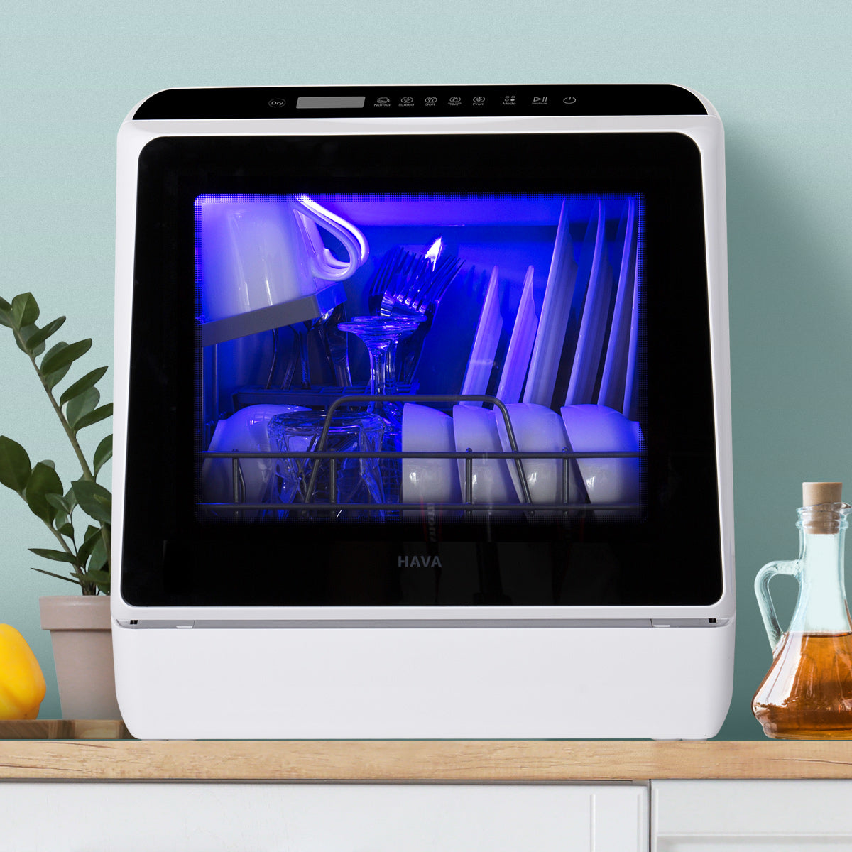 R01 Compact Countertop Dishwasher