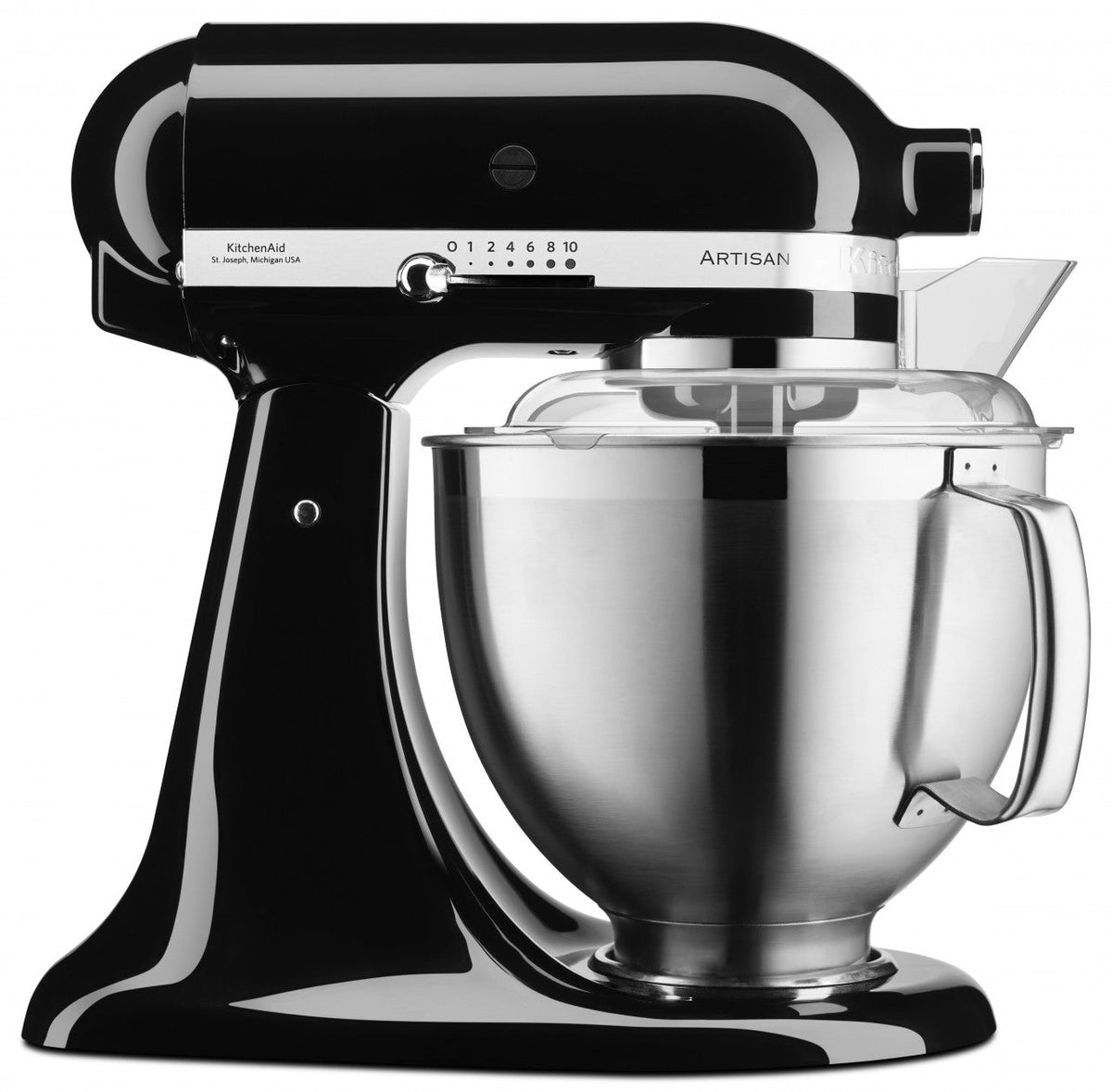 KitchenAid 4,8 L 5KSM185 Artisan Küchenmaschine Breadlover Messerschmidt Getreidemühlenvorsatz, Brotbackschüssel