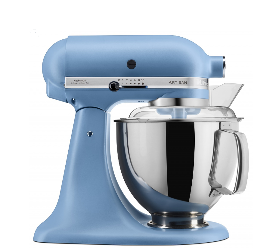 KitchenAid 4,8 L 5KSM175 Artisan Küchenmaschine Breadlover mit Messerschmidt Getreidemühlenvorsatz + Brotbackschüssel