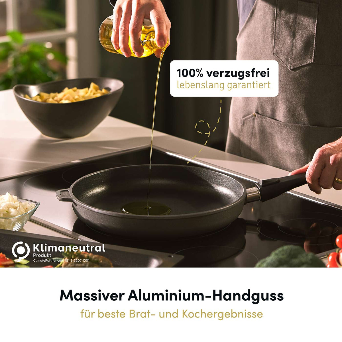 Muldenpfanne Ø 26 I Deckel optional
