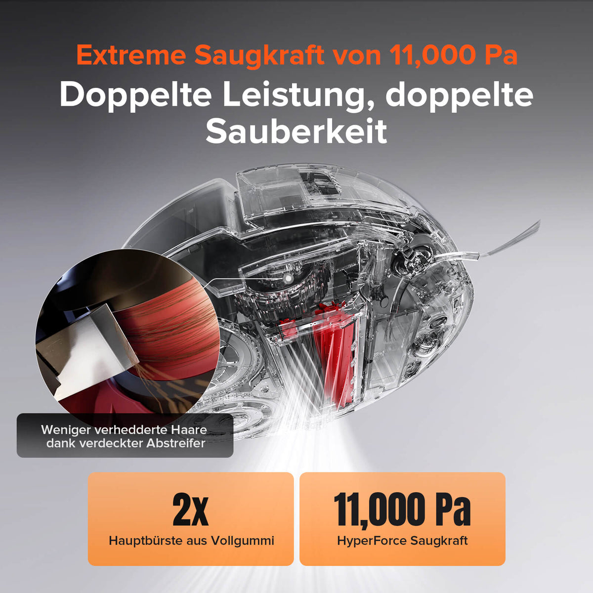 Roborock Qrevo Slim Saugroboter mit Multifunktions-Dockingstation 3.0