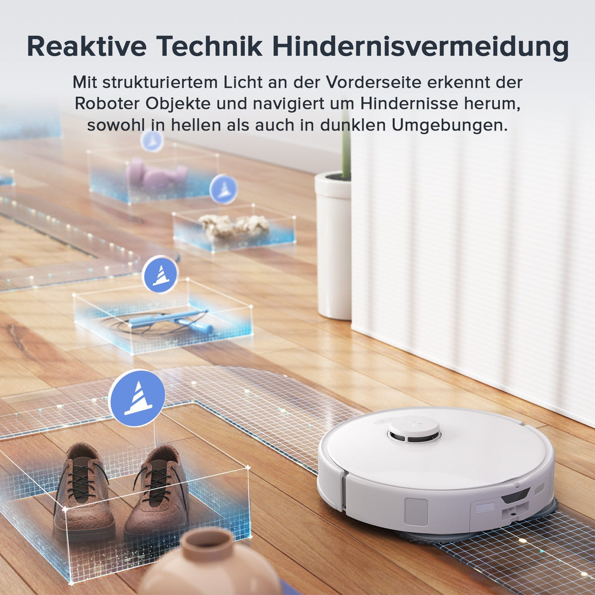 Roborock Qrevo Curv S5X Saugroboter mit DuoDivide® Hauptbürste und Multifunktions-Dockingstation 3.0