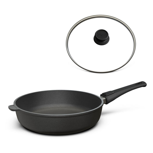 Hochrandpfanne Ø 20-28 cm I Deckel optional