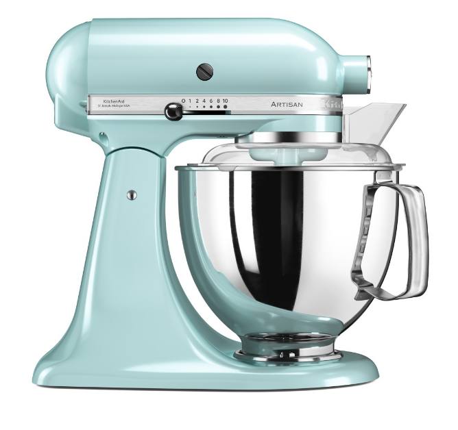KitchenAid 4,8 L 5KSM175 Artisan Küchenmaschine Meatlover mit Ganzmetall- Fleischwolf