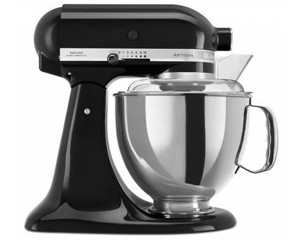 KitchenAid 4,8 L 5KSM175 Artisan Küchenmaschine Breadlover mit Messerschmidt Getreidemühlenvorsatz + Brotbackschüssel