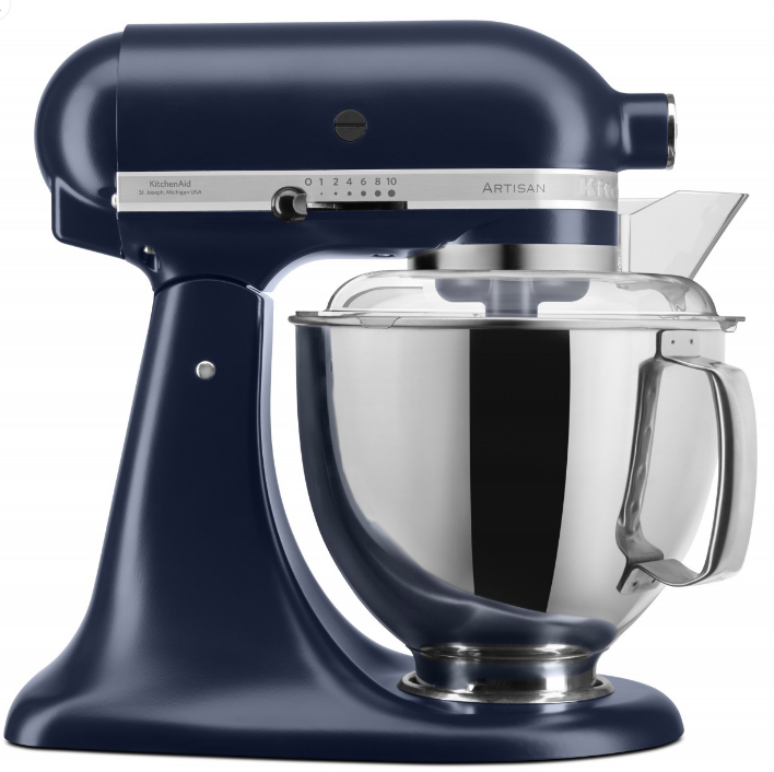 KitchenAid 4,8 L 5KSM175 Artisan Küchenmaschine Breadlover mit Messerschmidt Getreidemühlenvorsatz + Brotbackschüssel