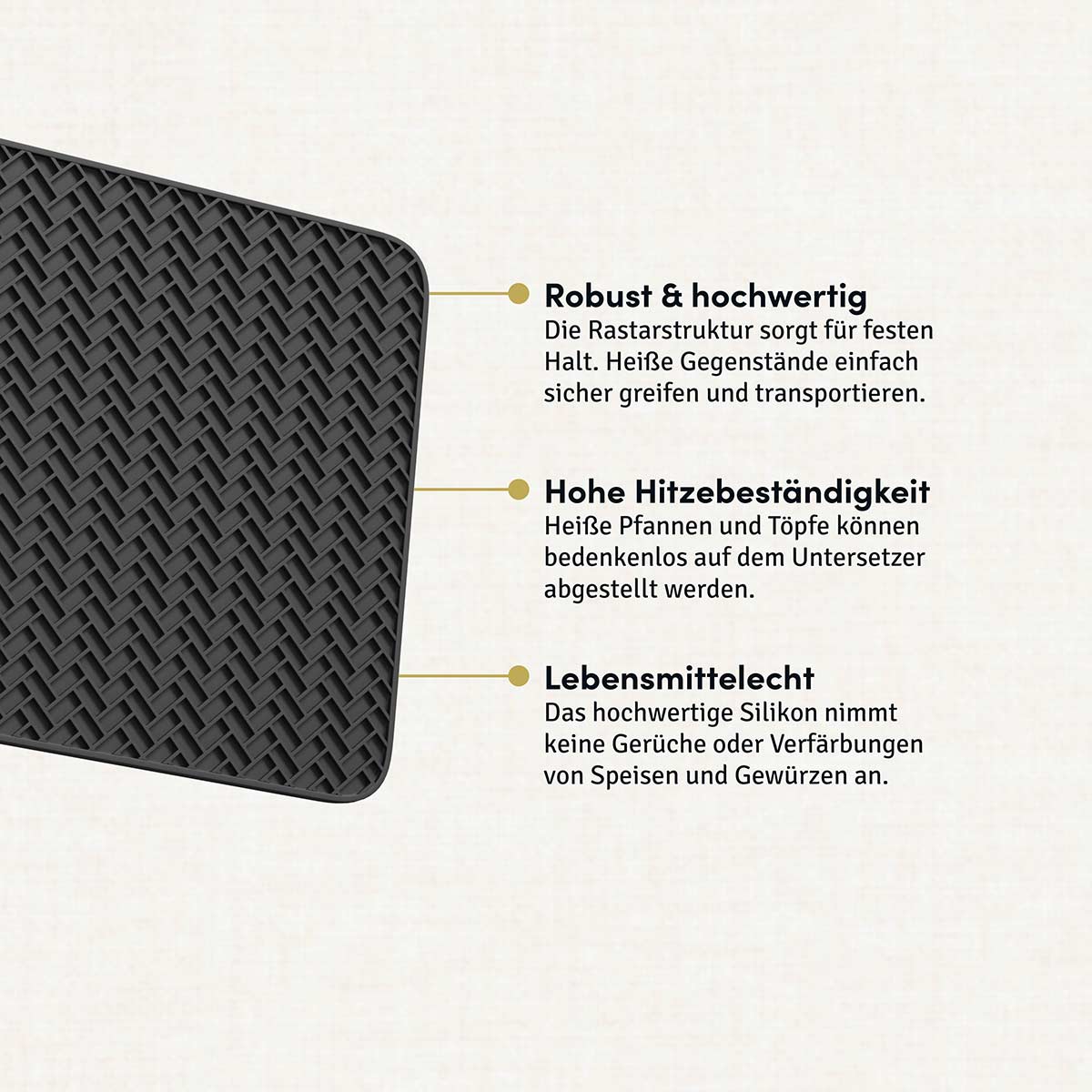 Silikon Untersetzer & Hitzeschutz