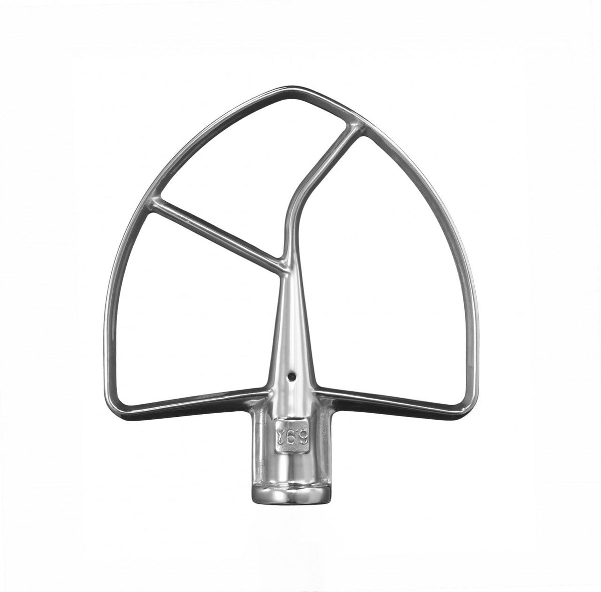 KitchenAid 5,6L/6,6L/6,9L  Edelstahlflachrührer 1.3 HP 5K7SFB